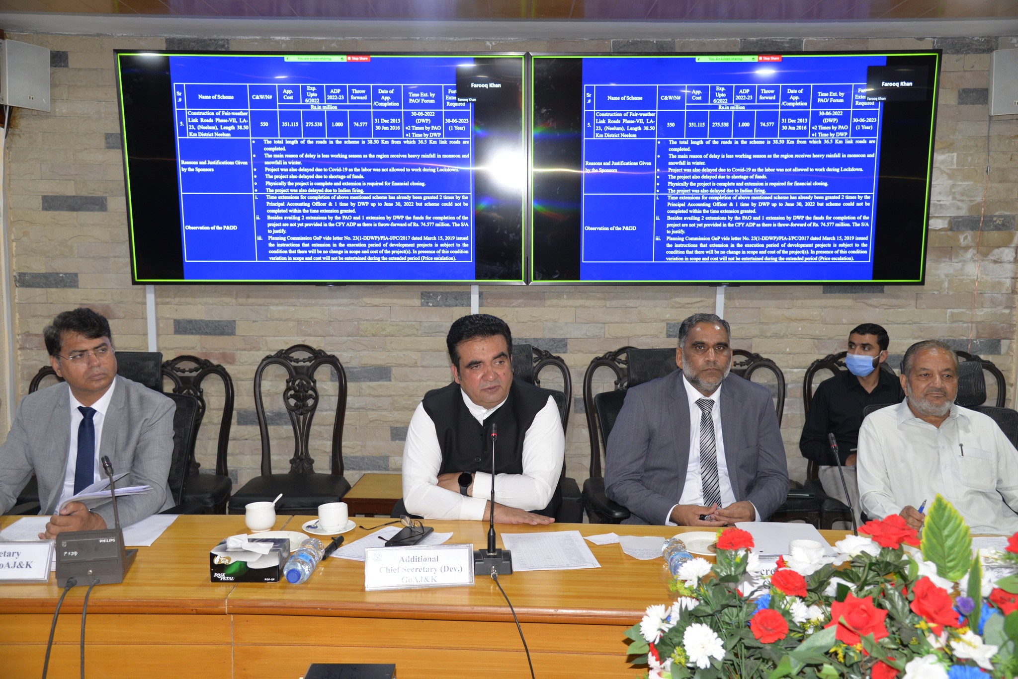 1st Meeting of Azad Kashmir Development Working Party (AKDWP)
