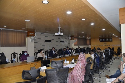 Dr Sajid Mahmood Chauhan, ACS(D) is chairing 3rd meeting of State Steering & Coordination Committee for SDGs